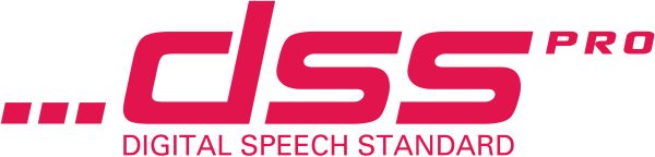 DSS pro Digital speech standard logo
