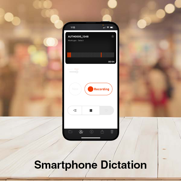 smartphone dictation