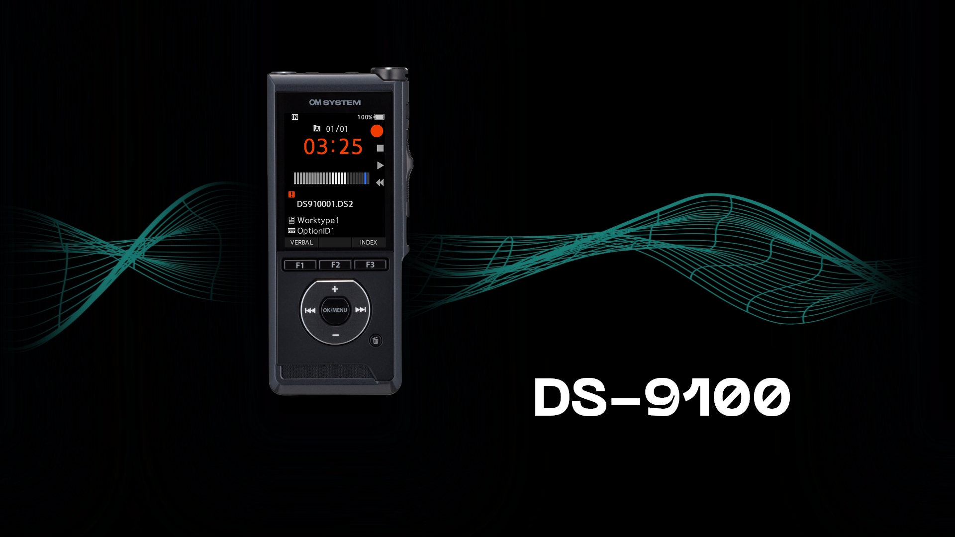 OM System DS-9100 E1 Standard Edition Diktiergerät